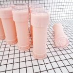 Bellenblaas blanco | roze | 25 stuks
