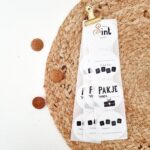 Sinterklaas sticker | Van sint: | 12 stuks