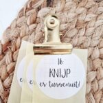 Sticker | Ik knijp er tussenuit! | 10 stuks - Afbeelding 2