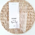 Feestzakje voor de juf | Bedankt voor de fijne tijd | 5 stuks