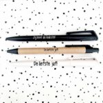 Pen (zwart) | Jij bent de leukste - Afbeelding 2