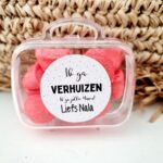 Verjaardagsticker met naam | Ik ga verhuizen