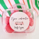 Verjaardagsticker met naam | Fijne vakantie