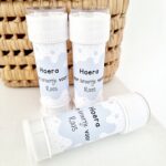 Bellenblaas met eigen tekst | Hoera een broertje | 8  stuks - Afbeelding 2
