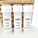 Bellenblaas met eigen tekst | Hoera ik ben een grote zus | 8  stuks - Afbeelding 2