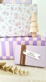 Cadeaupapier | Winter berries roze-roest | 4 rollen - Afbeelding 6
