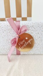 Cadeaupapier | Little stars lovely wit | 5 rollen - Afbeelding 4
