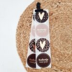 Sticker | Kadootje voor jou hart - 4 varianten | 12 stuks