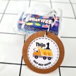 Verjaardagsticker met naam | Bouw voertuigen - Afbeelding 5