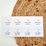 Geboortesticker met naam | Illustratie - Afbeelding 2