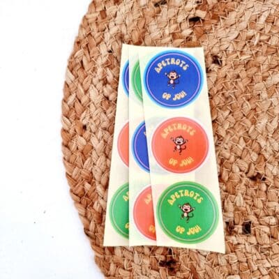 Sticker | Apetrots op jou! | 12 stuks