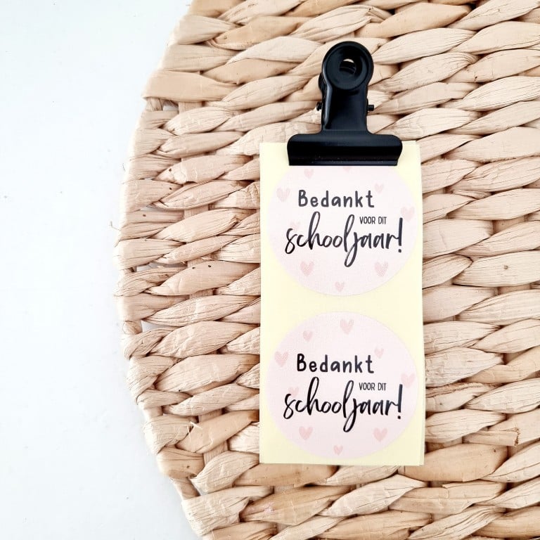 Bedankt-voor-dit-schooljaar-2 Stickers | Bedankt voor dit schooljaar - Afbeelding 1