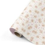 Cadeaupapier | Winter berries roze-roest | 4 rollen