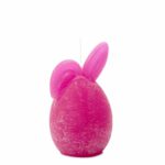 Pasen | Kaars bunny fuchsia | 1 stuk