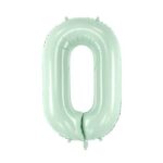 Cijferballon | Mint groen | nul