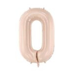 Cijferballon | Beige | nul