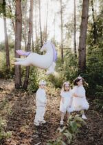 Folieballon | Unicorn (springend) - Afbeelding 2