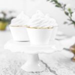 Cupcake wrapper | wit met gouden randje