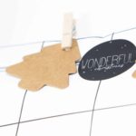 Cadeaulabel kerst |  Craft kerstboom  | 5 stuks - Afbeelding 4