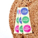 Sticker | Jij bent een kanjer | 12 stuks