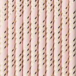 Rietjes | roze met goud - Afbeelding 2