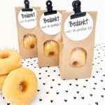 Cadeaulabel  (rond) | Bedankt voor de gezellige tijd! | 3 stuks - Afbeelding 2