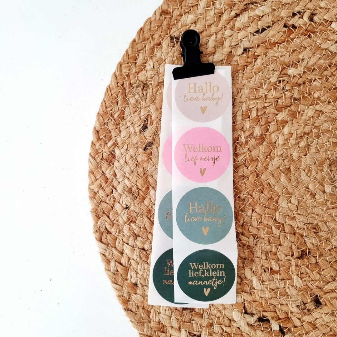 baby-variatie Sticker | Baby variatie | 12 stuks - Afbeelding 1
