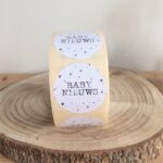 Sticker | babynieuws | 10 stuks