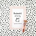 Wenskaart | Bedankt dat ik bij jou mocht groeien en bloeien - Afbeelding 4