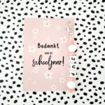 Wenskaart | Bedankt voor dit schooljaar (bloemen) - Afbeelding 6