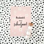 Wenskaart | Bedankt voor dit schooljaar (bloemen) - Afbeelding 7