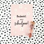 Wenskaart | Bedankt voor dit schooljaar (bloemen) - Afbeelding 4