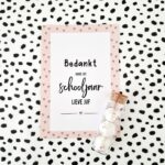 Wenskaart | Bedankt voor dit schooljaar lieve juf! - Afbeelding 4