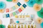 Slinger | Happy birthday | gemixte kleuren