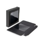 Craftdoosje met venster | Zwart | 5 stuks