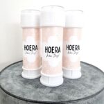 Bellenblaaslabel | bloemen | 8 stuks