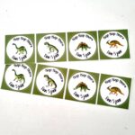 Verjaardagsticker met naam | Dinosaurus - Afbeelding 2