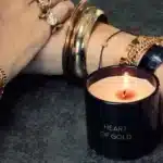Geurkaars met armband | heart of gold - Afbeelding 2
