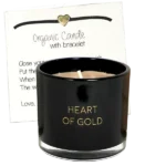 Geurkaars met armband | heart of gold - Afbeelding 3
