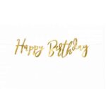 Letterslinger | Happy birthday | goud - Afbeelding 2