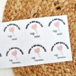 Geboortesticker met naam | Hart - Afbeelding 3