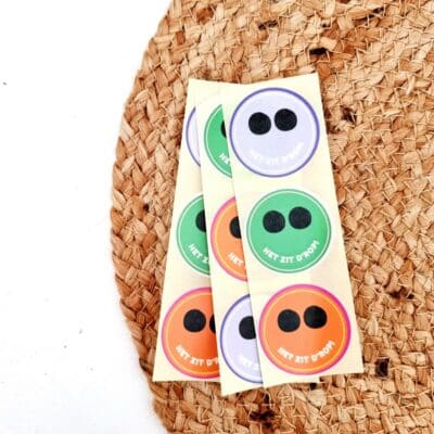 Sticker | Het zit D'rop | 12 stuks