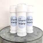 Bellenblaaslabel | hoera een broertje | 8 stuks