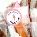 Verjaardagsticker met naam | ijsje - Afbeelding 2
