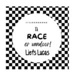 Verjaardagsticker met naam | Ik race er vandoor! - Afbeelding 4