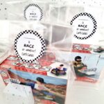 Verjaardagsticker met naam | Ik race er vandoor!