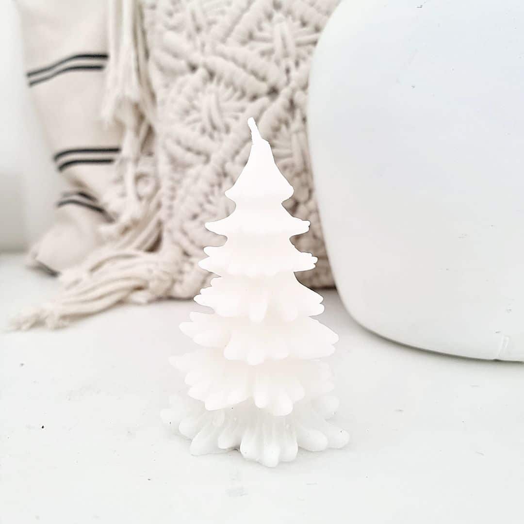 kaars-wit Kerstboom kaars | wit - Afbeelding 1