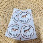 Verjaardagsticker met naam | Paarden - Afbeelding 4
