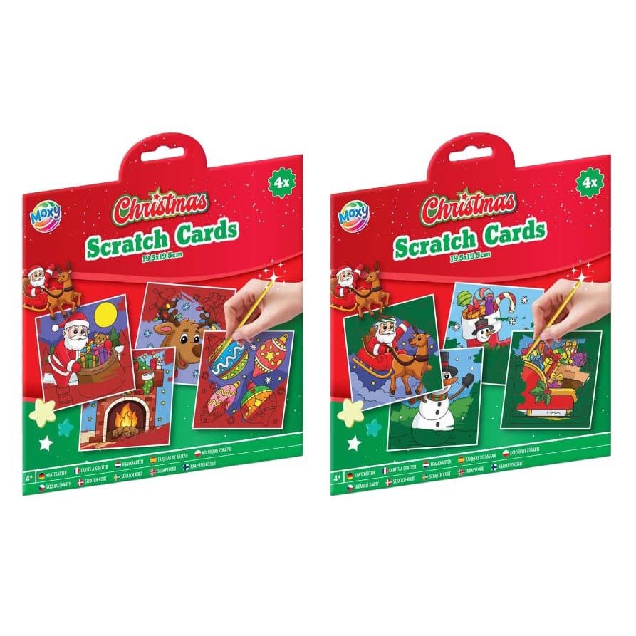 scratch-kaarten Kerst | scratch kaarten - Afbeelding 1