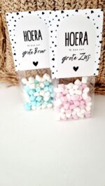 Feestzakje | Hoera ik ben een grote zus | 10 stuks - Afbeelding 2